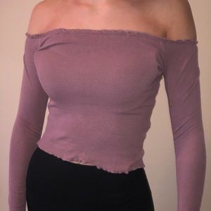 Off the shoulder top